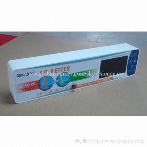 7-inch POS screen with sensor/built-in memory and speak/with auto video loop play easy fixed